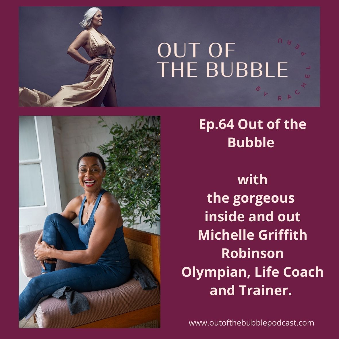 Ep.64-Liberte Free to Be with Olympian, life coach and mentor Michelle Griffith Robinson