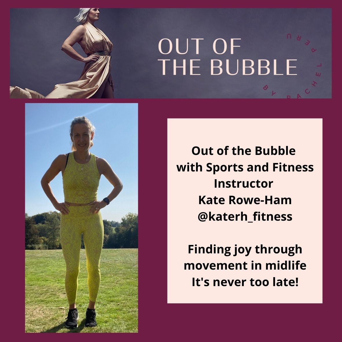 Ep.75 Liberte Free to Be with Sports and Fitness Instructor Kate Rowe-Ham