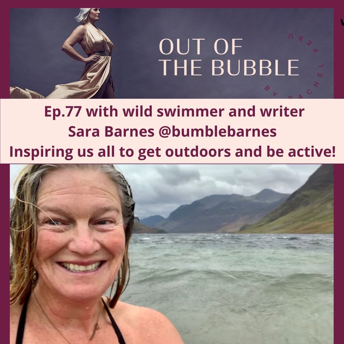 Ep.77 Liberte Free to Be with inspiring wild swimmer and writer Sara Barnes