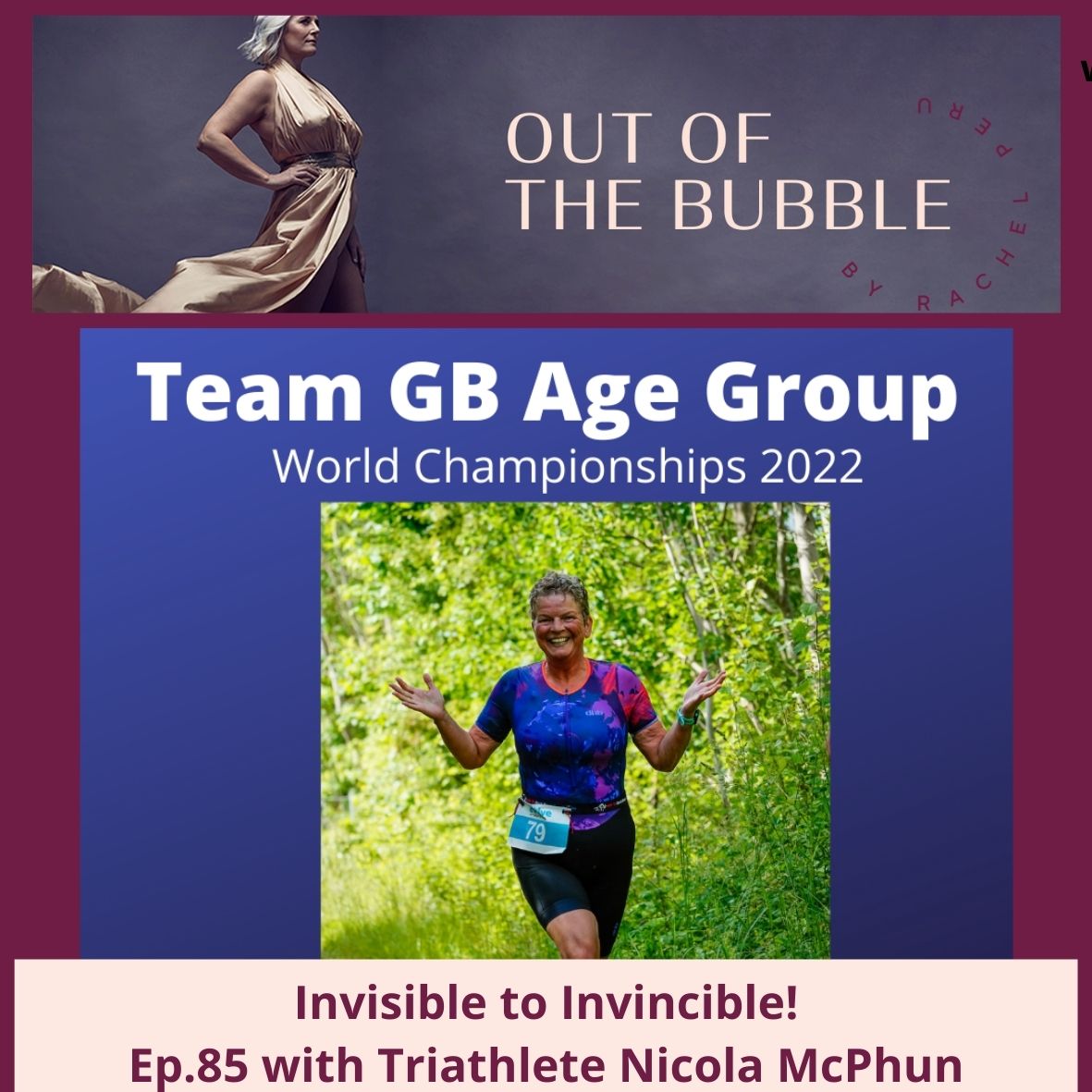 Ep.85  Liberte Free to Be-'Invisible to Invincible' with triathlete Nicola McPhun