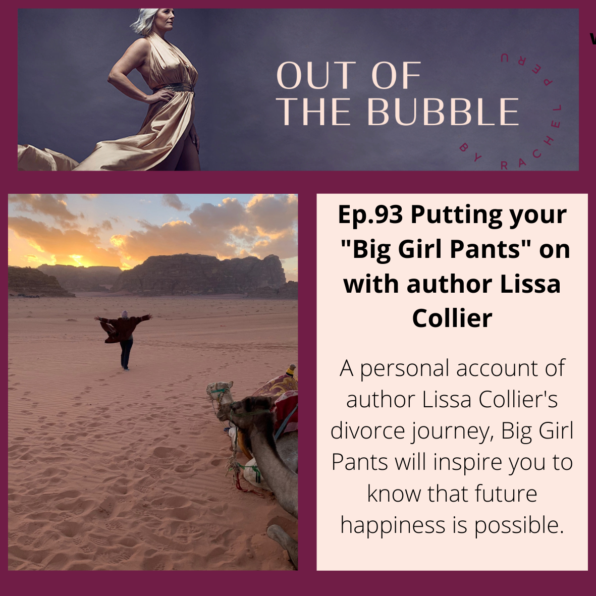 Ep.93 Liberte Free to Be with Author Lisa Collier, Putting your 'Big Girl Pants' though-divorceon Through Divorce.