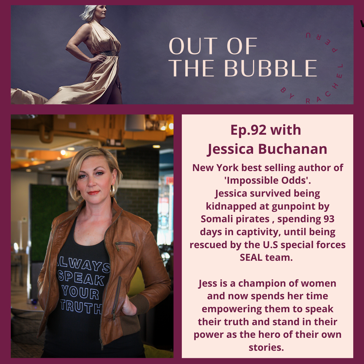 Ep.92 Liberte Free to Be with Jessica Buchanan, Finding your voice and speaking your truth.