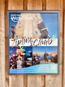 North Yorkshire Water Park Zipline & Climb advert